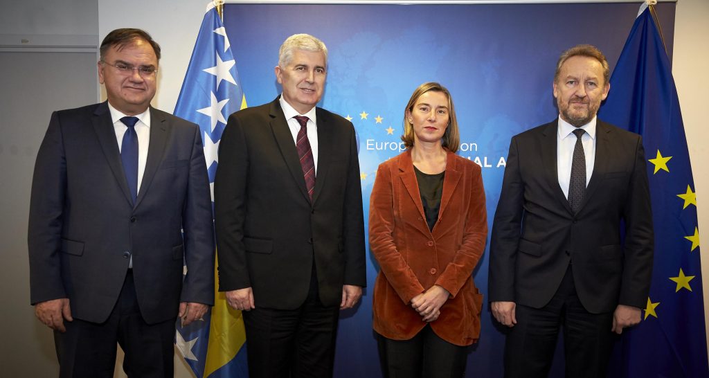 Mogherini meets with the Presidency of Bosnia and Herzegovina ...