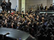 Who is leading the escalating protests in Serbia?