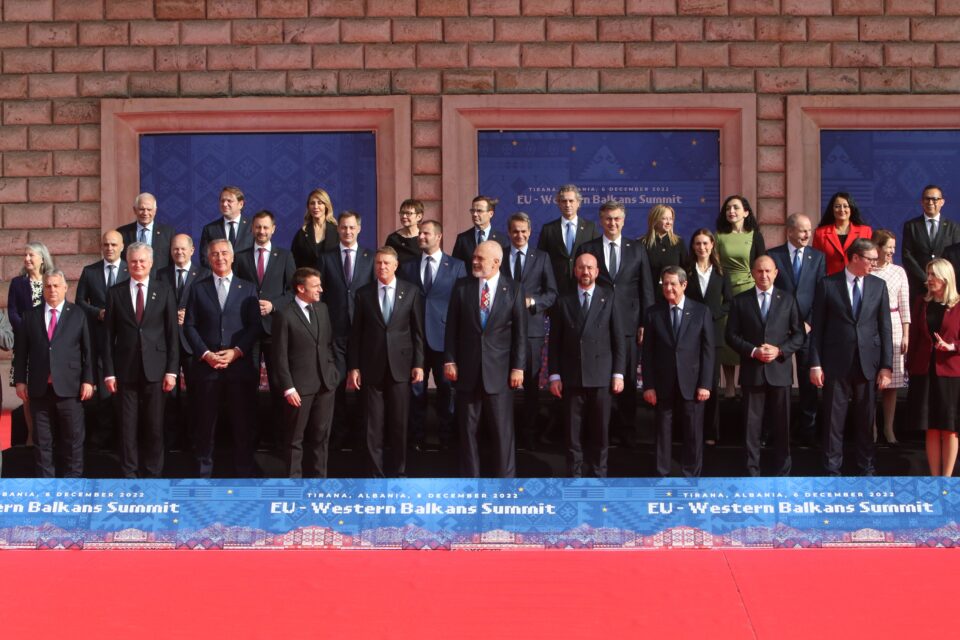 Leaders Sign The Declaration Of The EU-Western Balkans Summit In Tirana ...