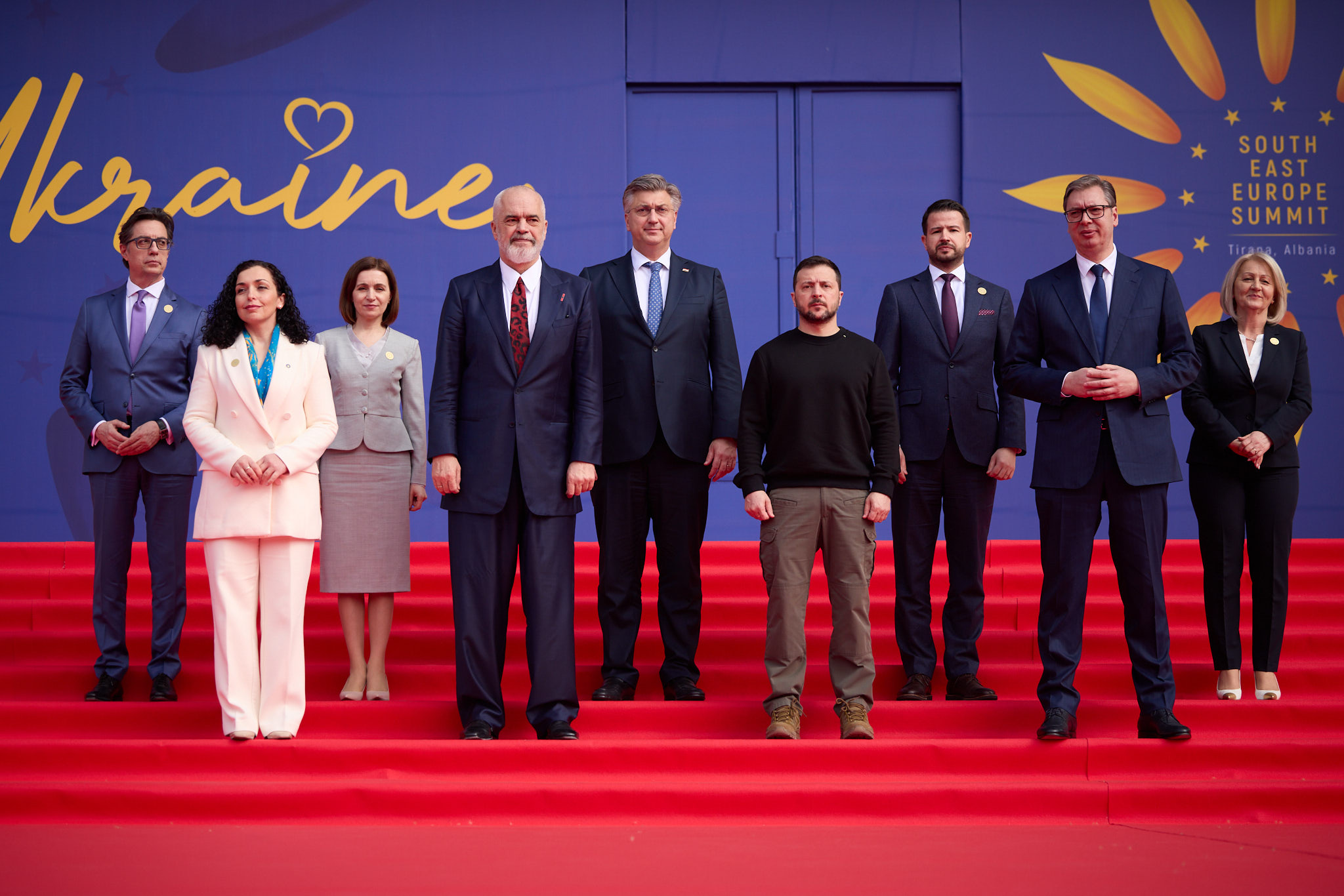 Leaders call for an increase of support to Ukraine in the Tirana